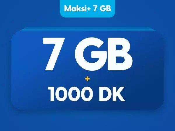 Maksi+ 7 GB Paketi