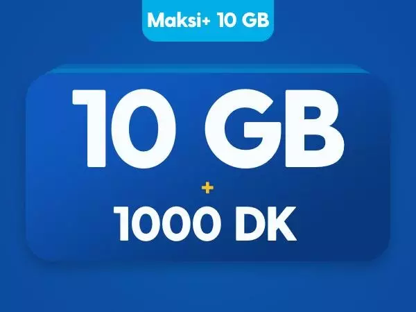 Maksi+ 10 GB Paketi