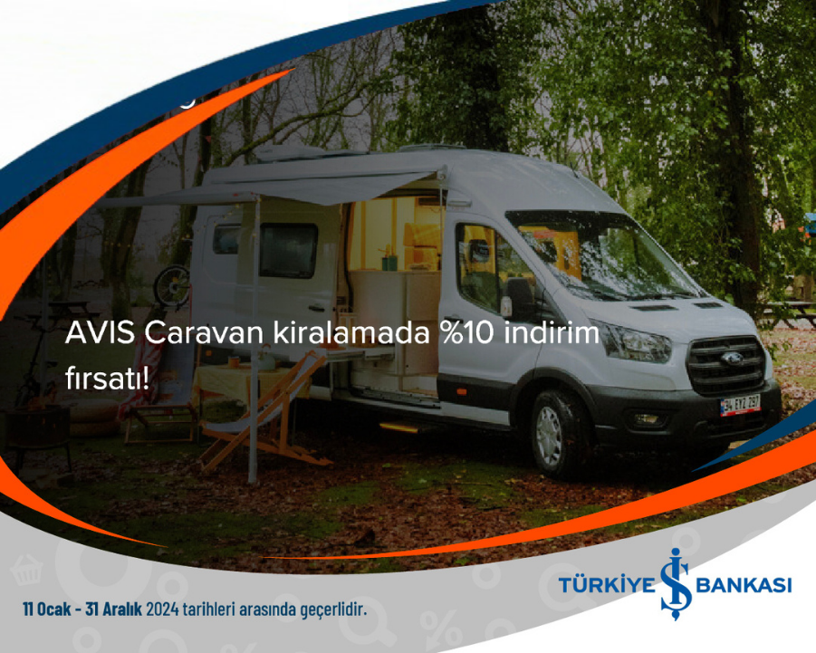 AVIS Caravan kiralamada %10 indirim fırsatı!