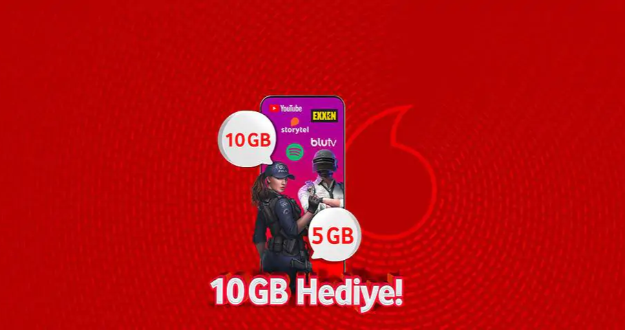 Vodafone Pay Mobil Ödeme’den 10 GB’ye Varan Hediye !