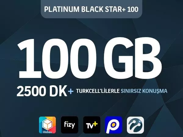 Platinum Black Star+ 100 Paketi