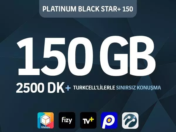 Platinum Black Star+ 150 Paketi
